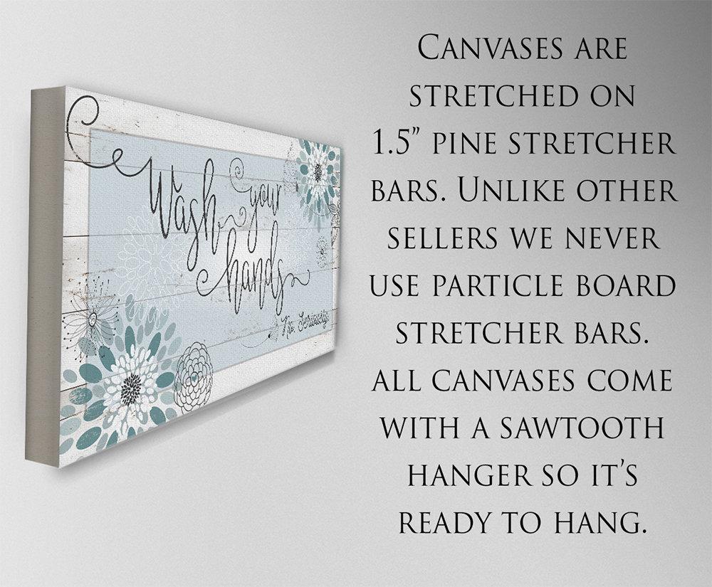 Wash Your Hands - Canvas | Lone Star Art.