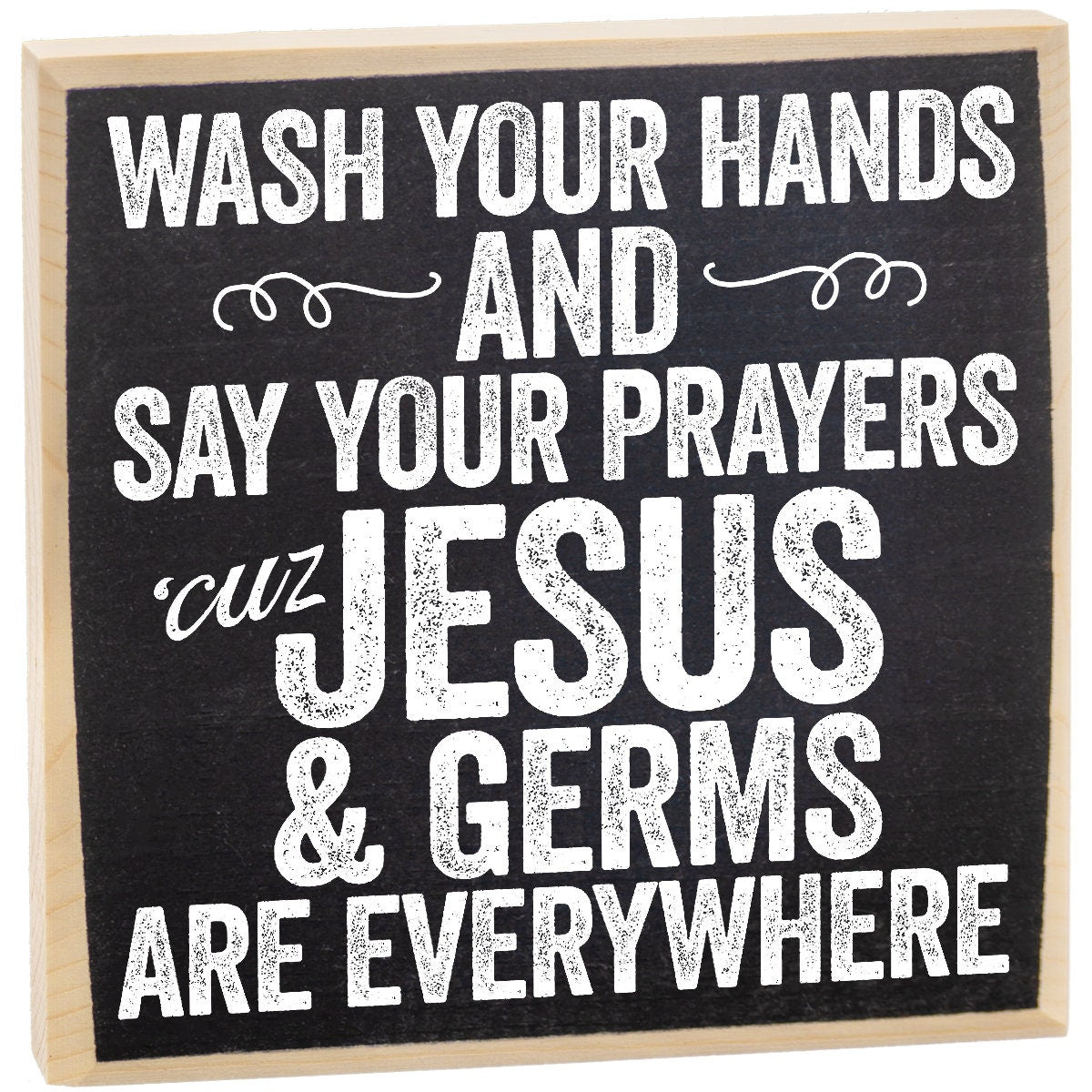 Wash Your Hands - Wooden Sign Wooden Sign Lone Star Art 