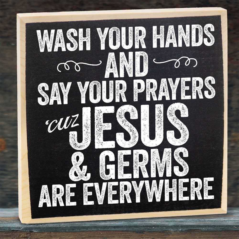 Wash Your Hands - Wooden Sign Wooden Sign Lone Star Art 