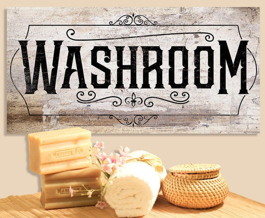 Washroom - Canvas | Lone Star Art.