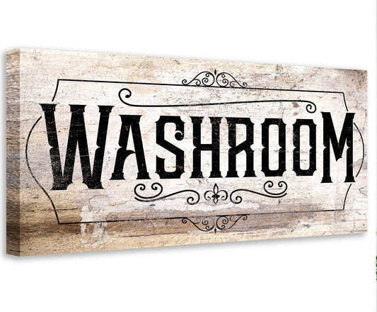 Washroom - Canvas | Lone Star Art.