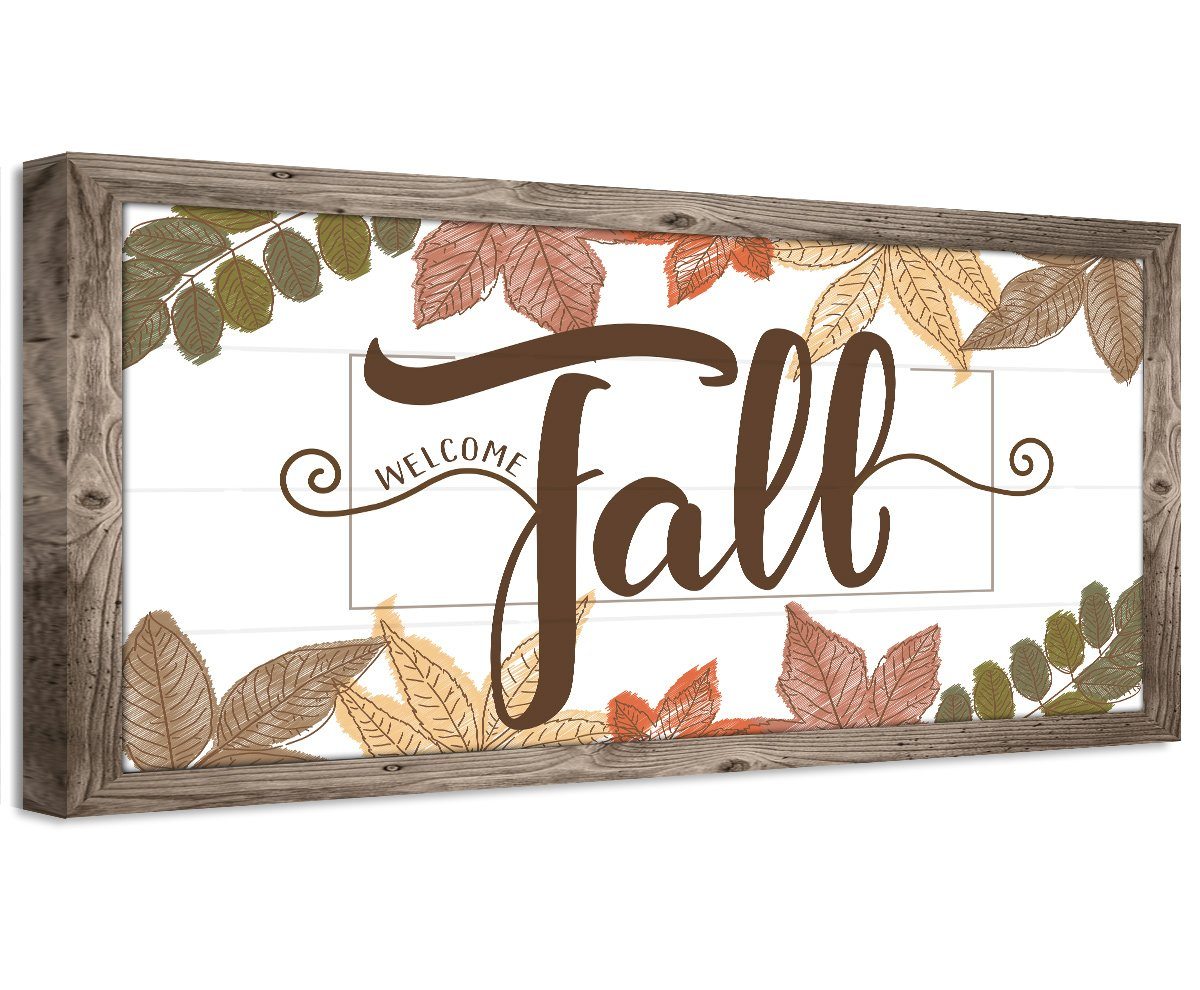 Welcome Fall - Canvas | Lone Star Art.