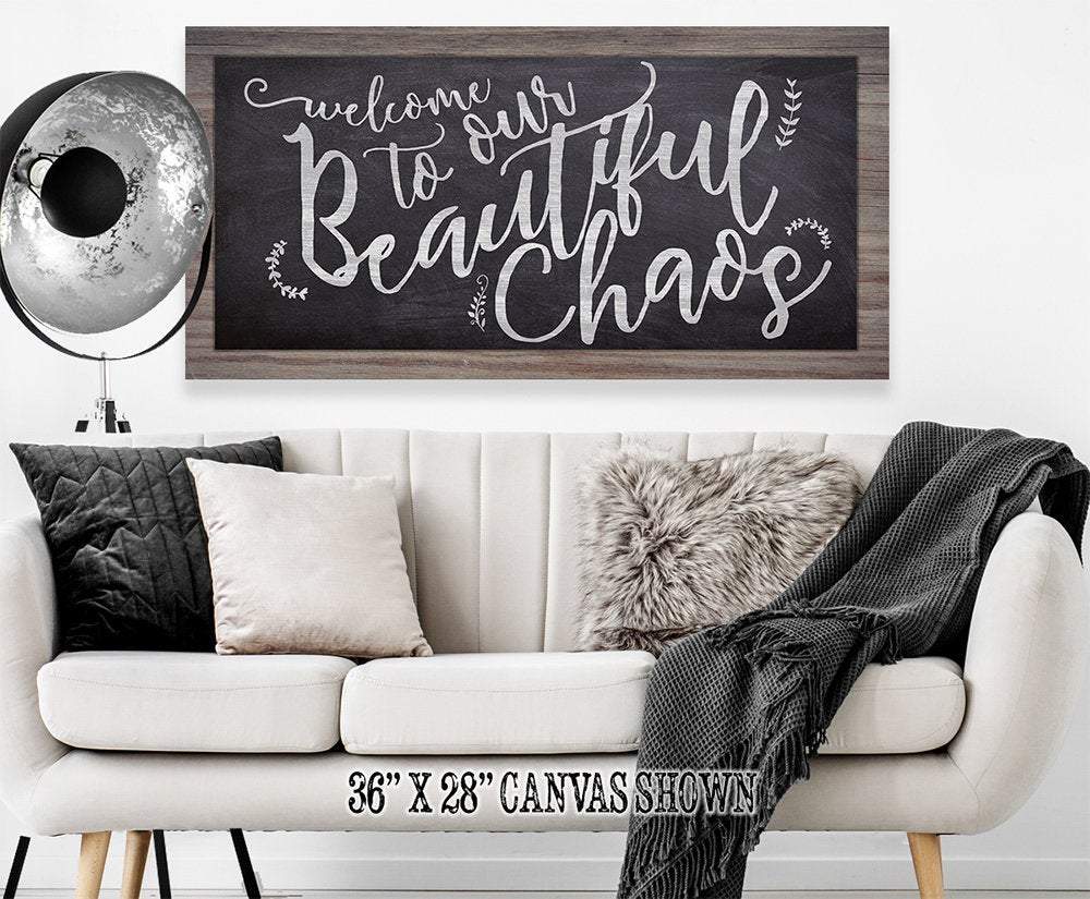 Welcome To Chaos - Canvas | Lone Star Art.