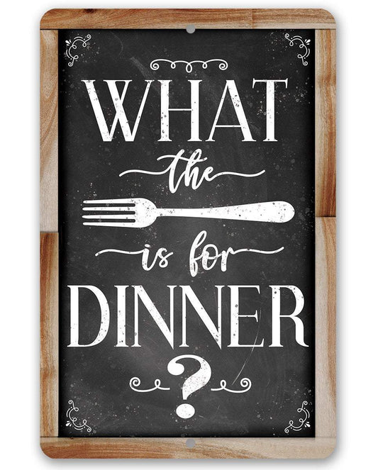 What The Fork - Metal Sign | Lone Star Art.