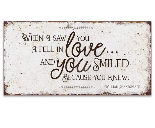 When I Saw You - Canvas | Lone Star Art.