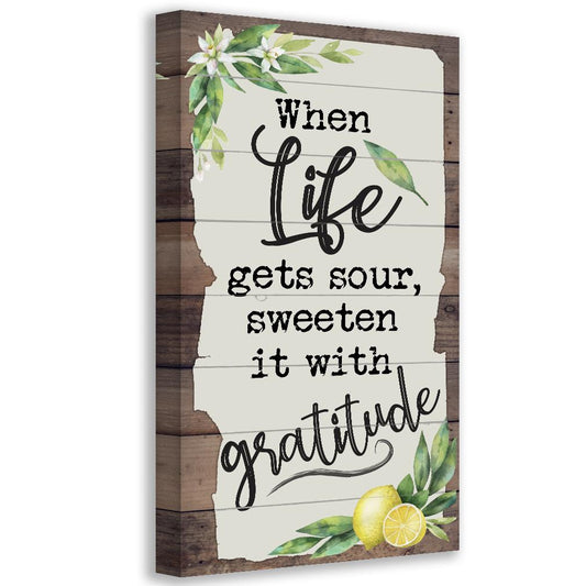 When Life Gets Sour - Canvas | Lone Star Art.