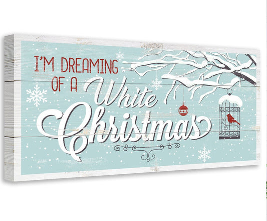 White Christmas - Canvas | Lone Star Art.
