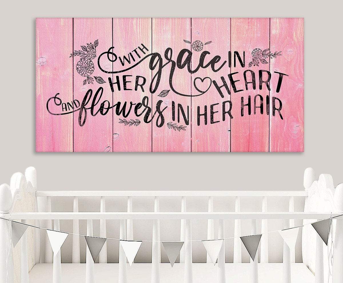 With Grace In Her Heart - Canvas | Lone Star Art.