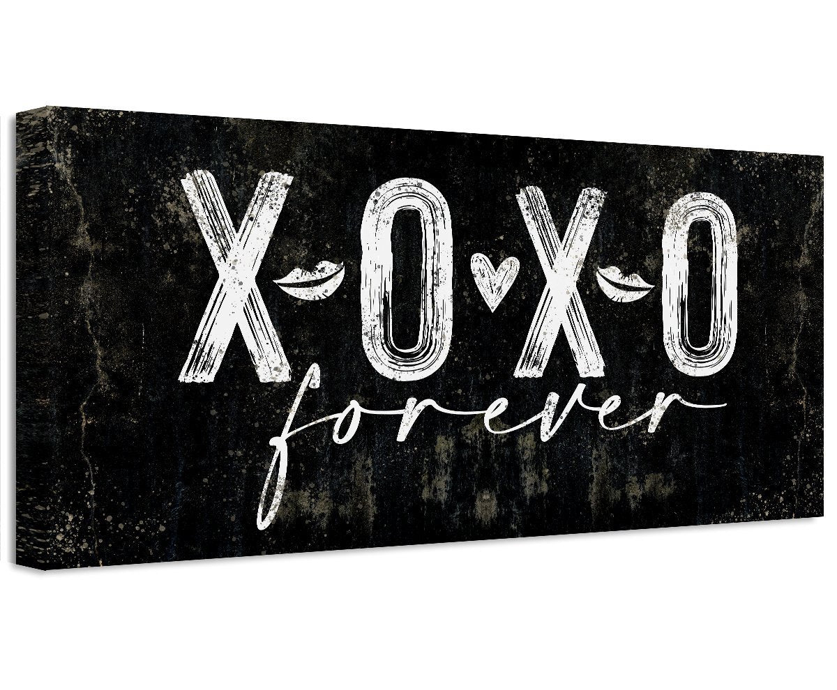 XOXO Hugs and Kisses - Canvas | Lone Star Art.