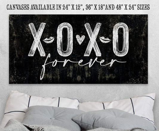 XOXO Hugs and Kisses - Canvas | Lone Star Art.