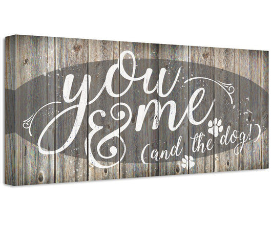 You Me And The Dogs - Canvas | Lone Star Art.