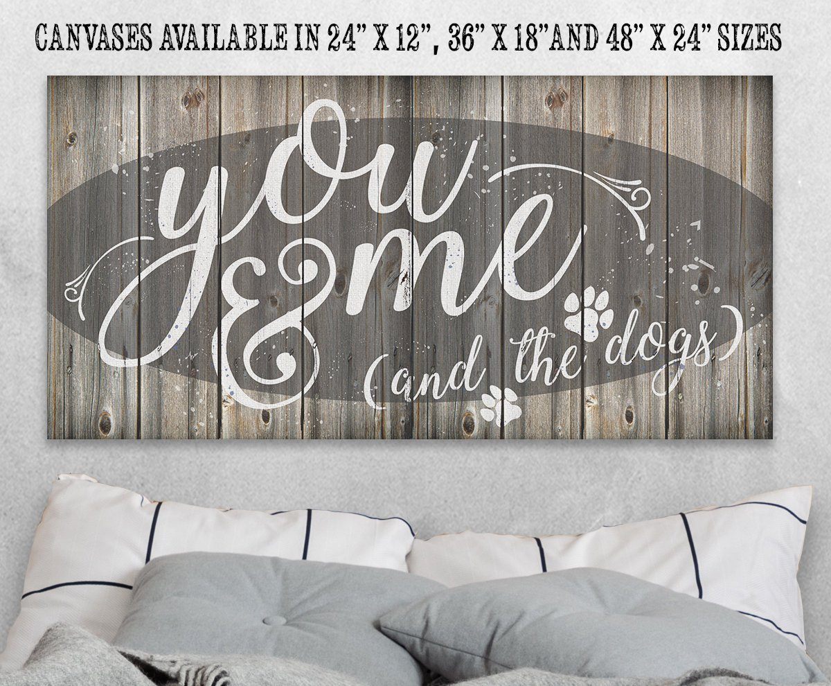 You Me And The Dogs - Canvas | Lone Star Art.