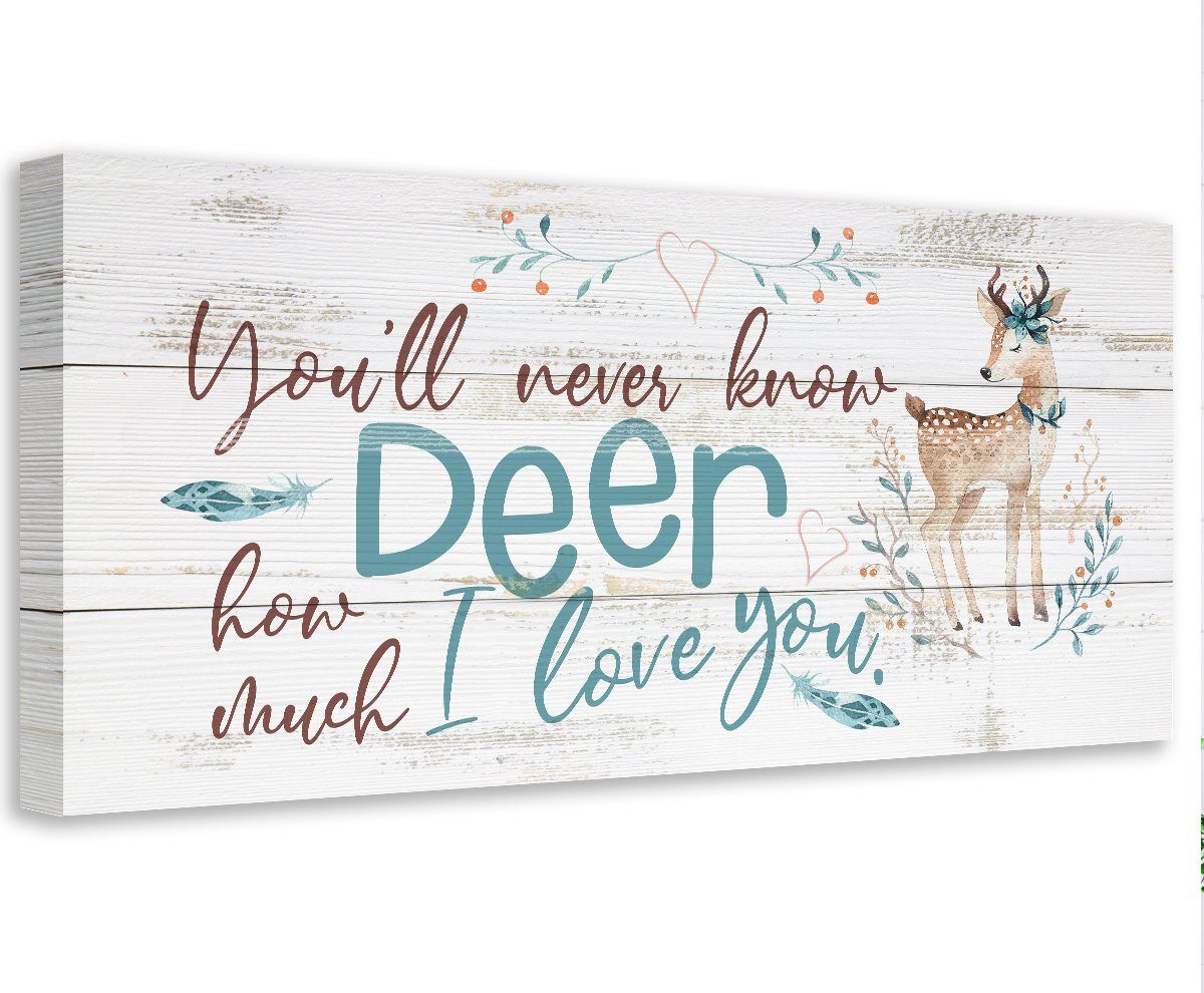 You'll Never Know Deer (Boy) - Canvas | Lone Star Art.